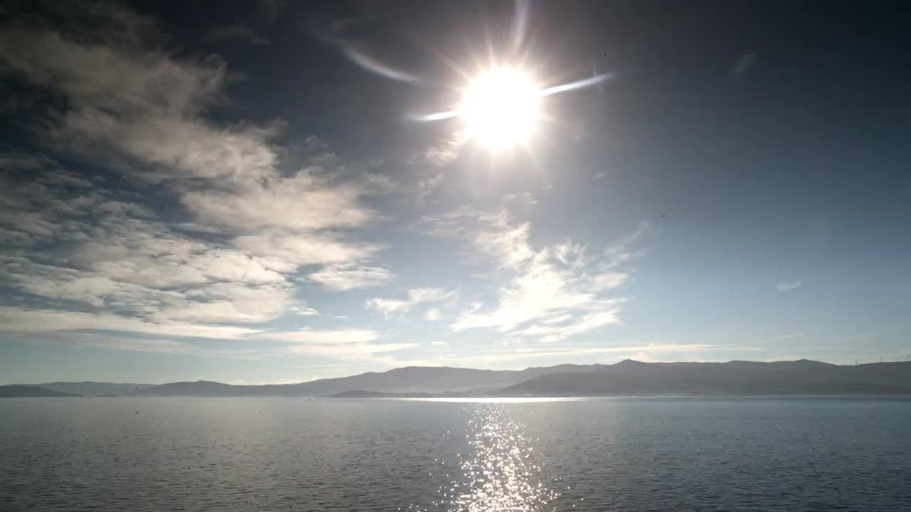 Free Video Stock sunset over the sea Live Wallpaper