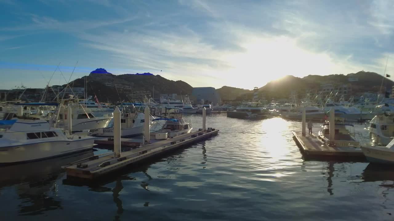 Free Video Stock sunset seen from a pacific coast Live Wallpaper