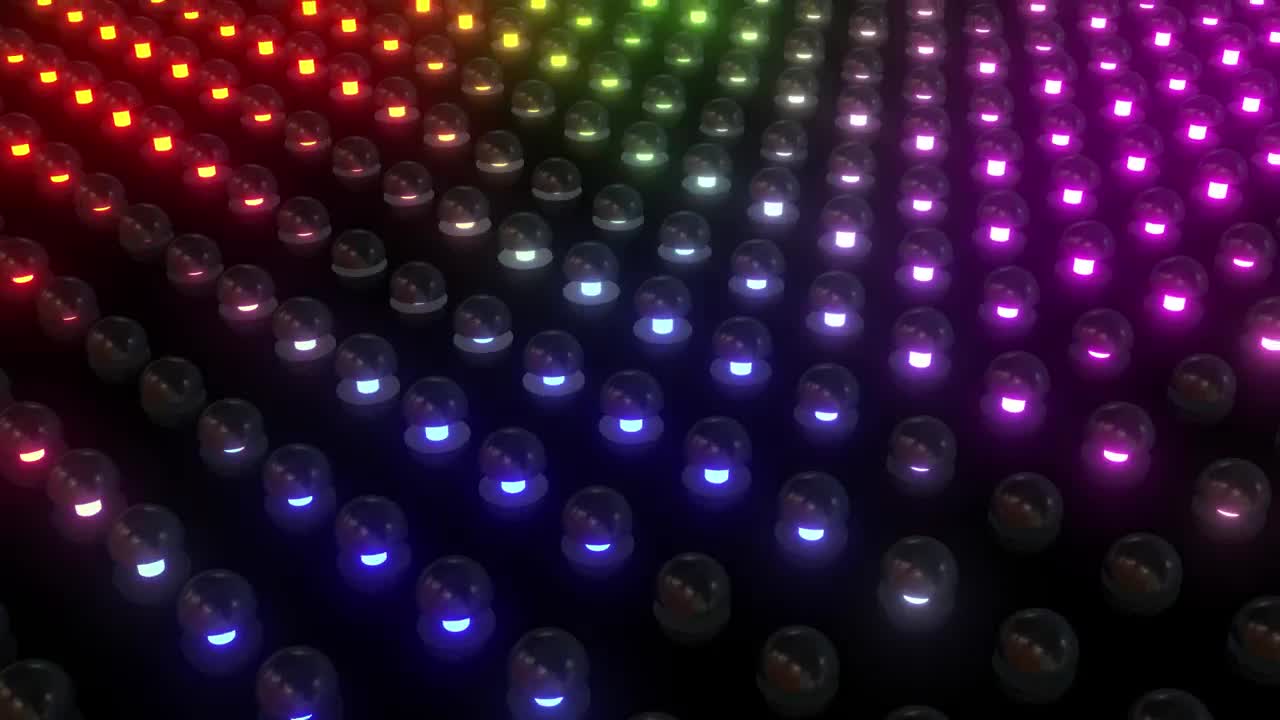 Free Video Stock surface covered with many illuminated buttons Live Wallpaper