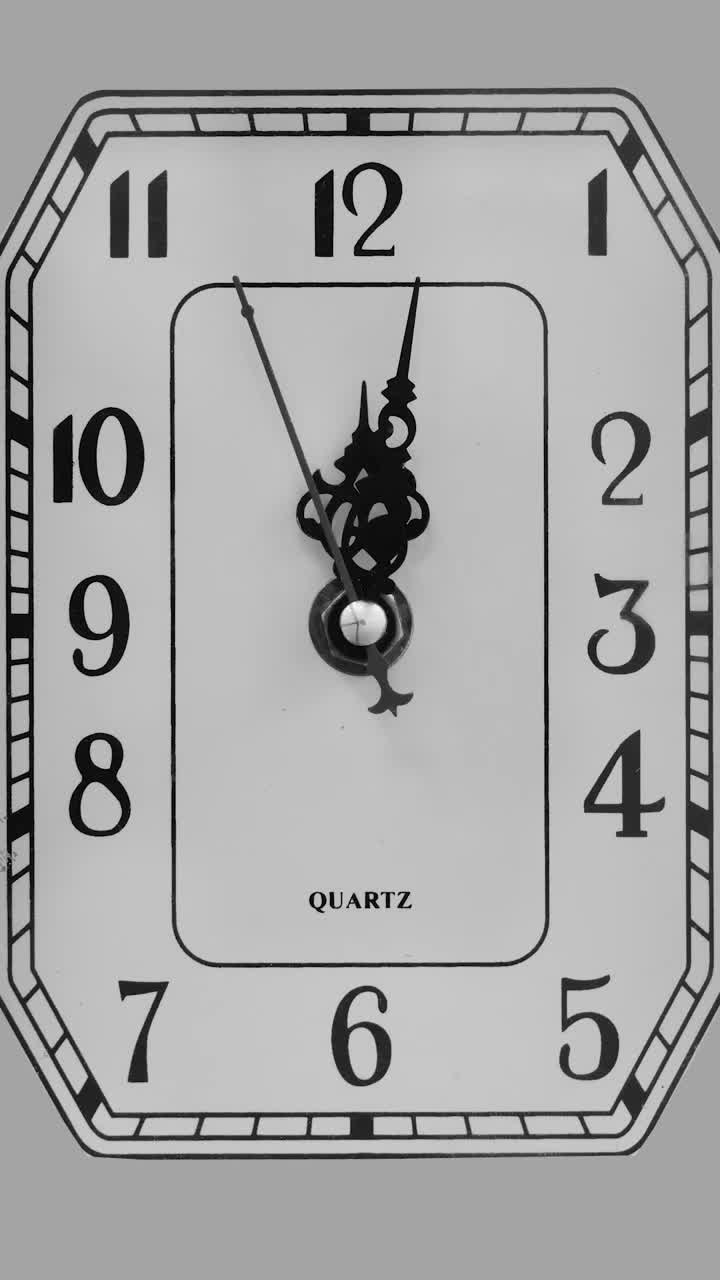 Free Video Stock surface of a rectangular analog clock Live Wallpaper