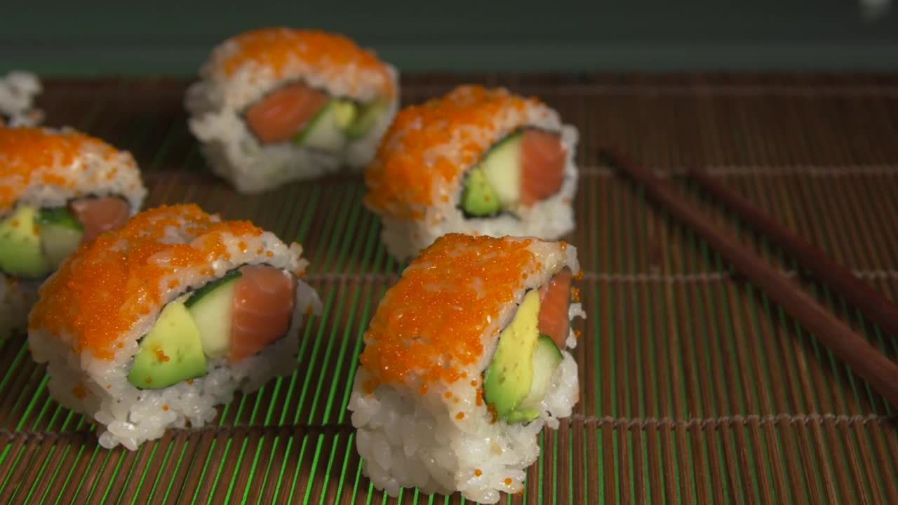 Free Video Stock sushi and chopsticks Live Wallpaper