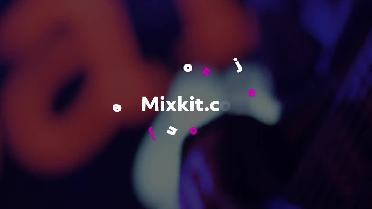 Free Video Stock swirling letters title Live Wallpaper