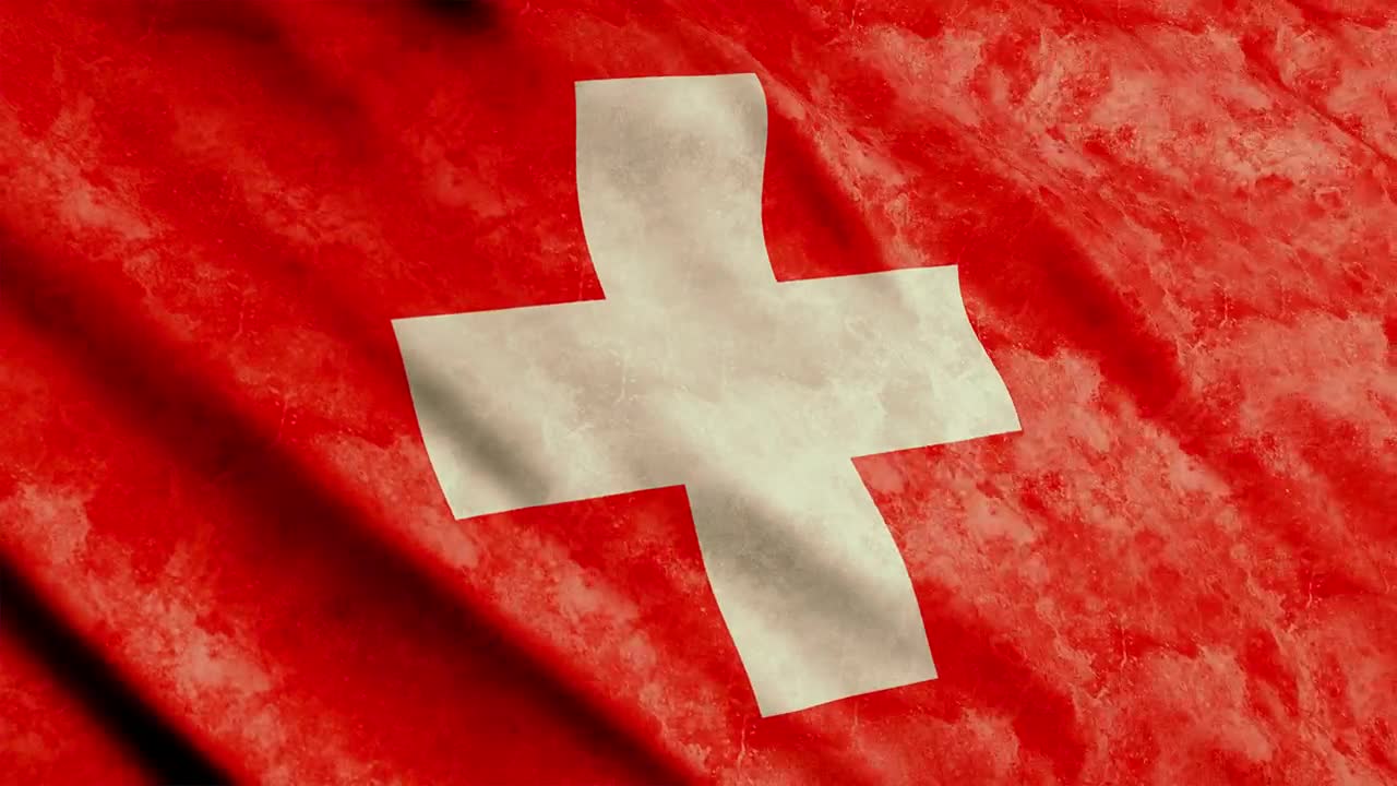 Free Video Stock switzerland flag waving slow Live Wallpaper