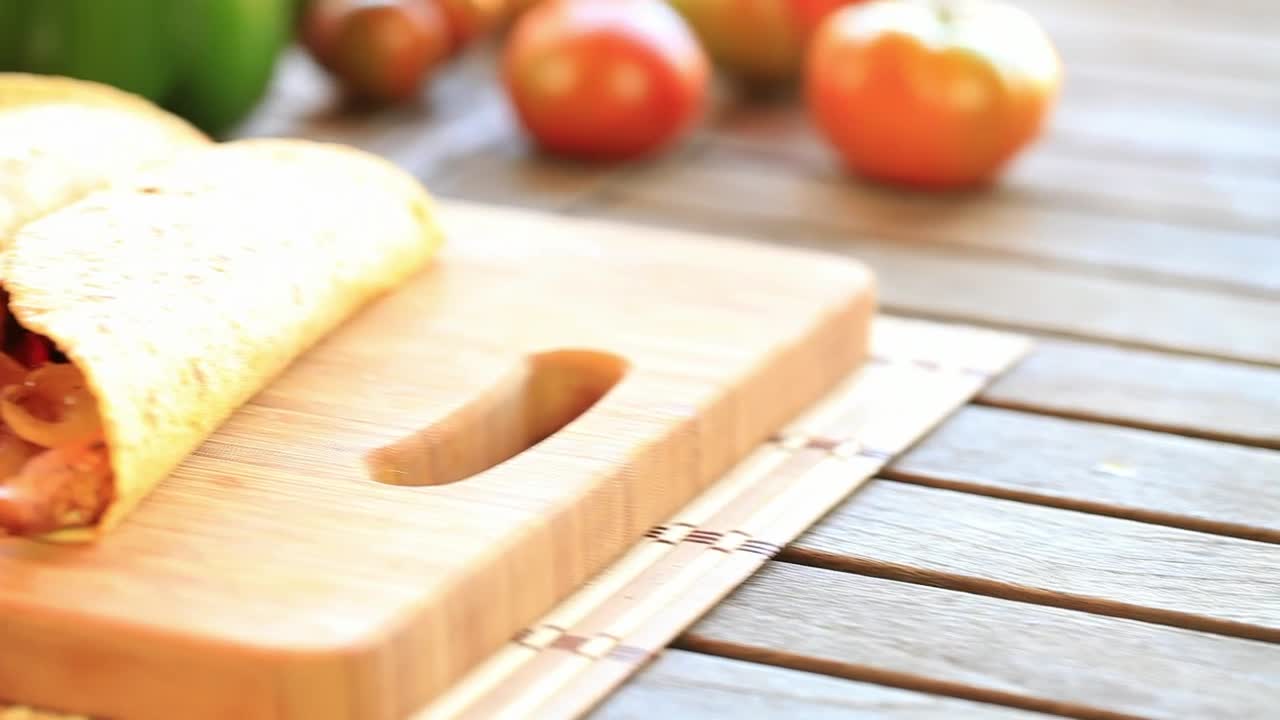 Free Video Stock tacos and nachos in a restaurant Live Wallpaper