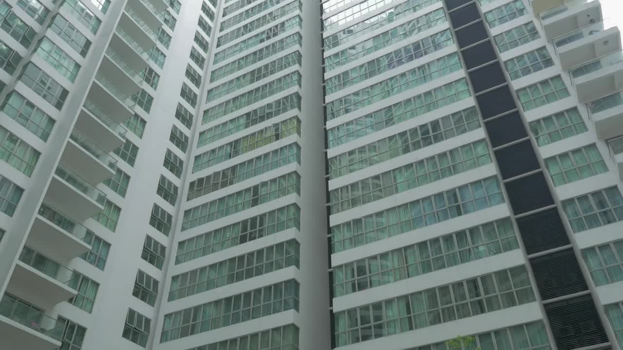Free Video Stock tall building with a community garden Live Wallpaper