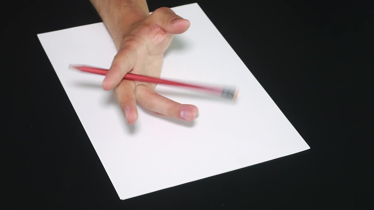 Free Video Stock tapping a pencil against the page Live Wallpaper