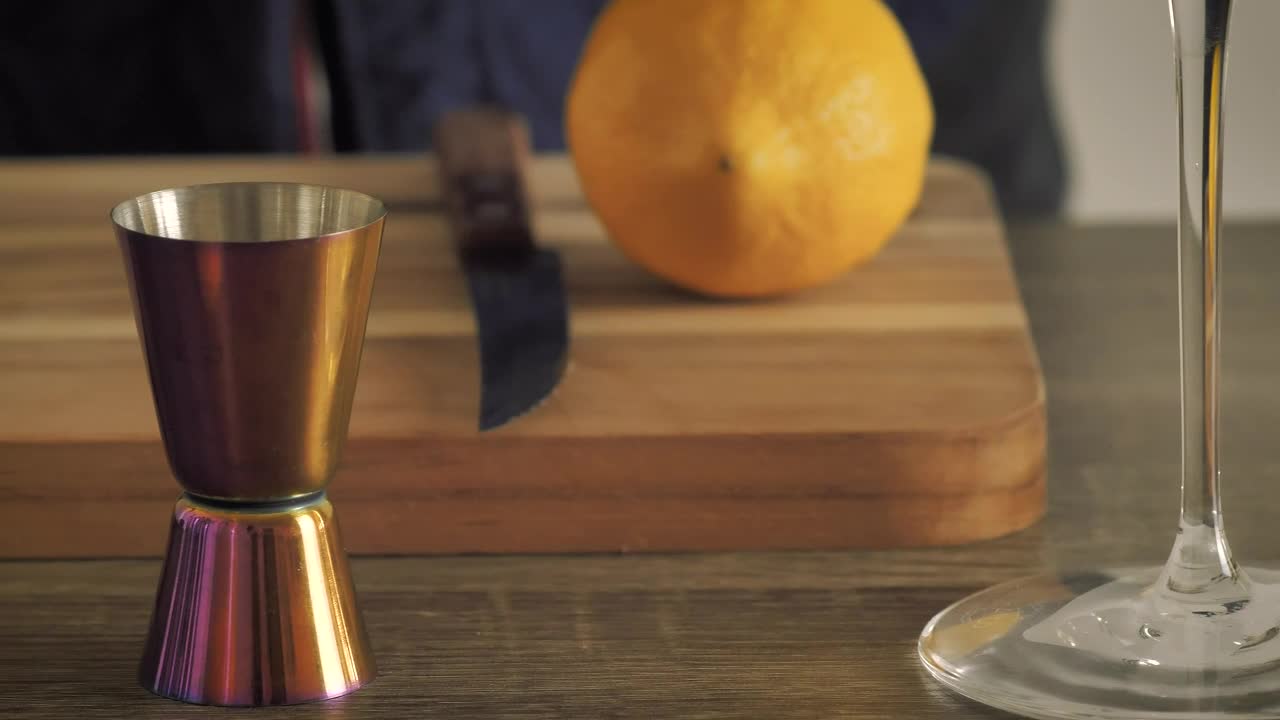 Free Video Stock tequila in a metal mixer Live Wallpaper