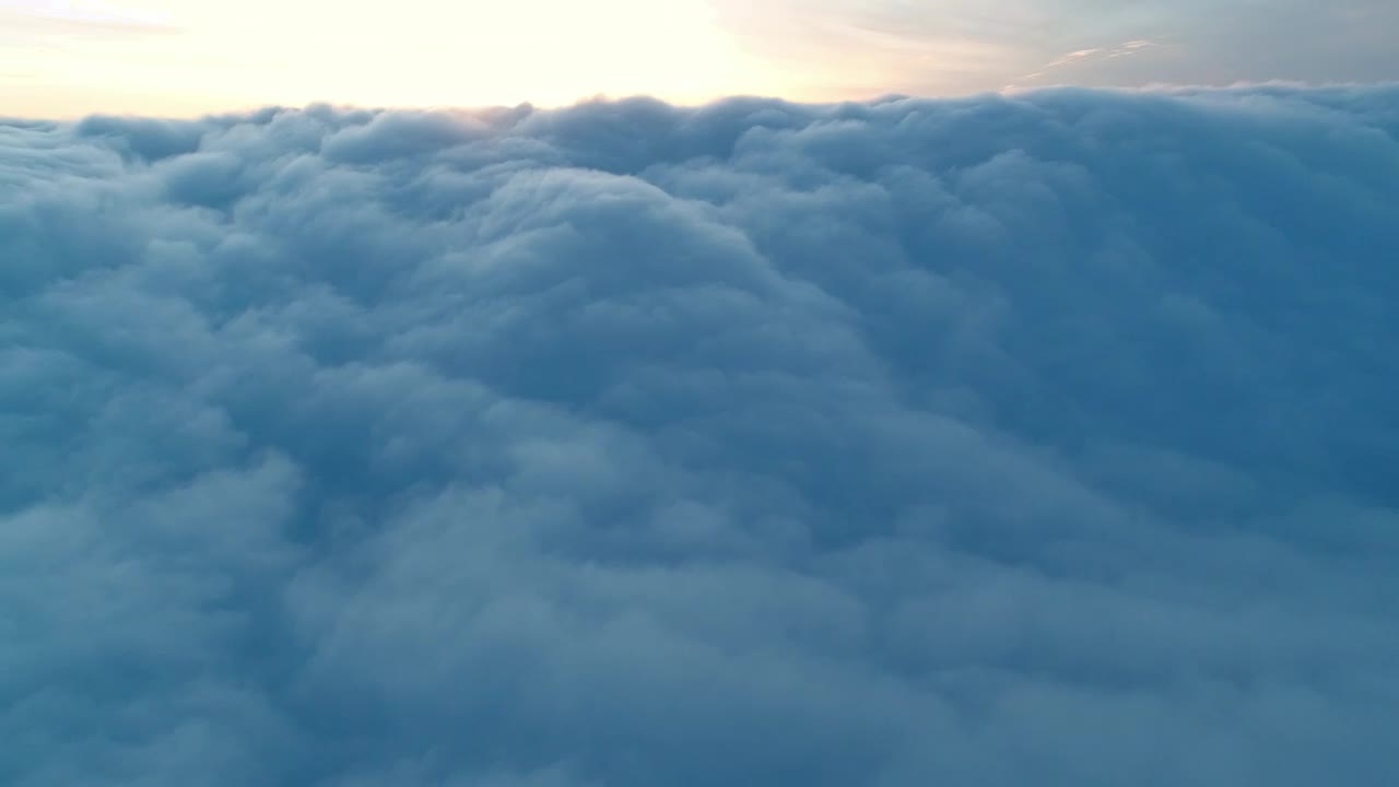 Free Video Stock texture of a magical layer of blue clouds Live Wallpaper