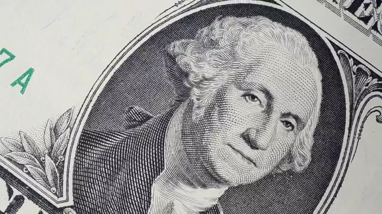 Free Video Stock texture of an american dollar macro close up Live Wallpaper