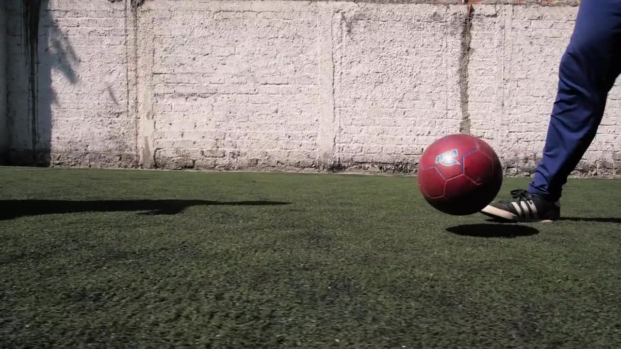 Free Video Stock the feet of a two boys playing football soccer Live Wallpaper