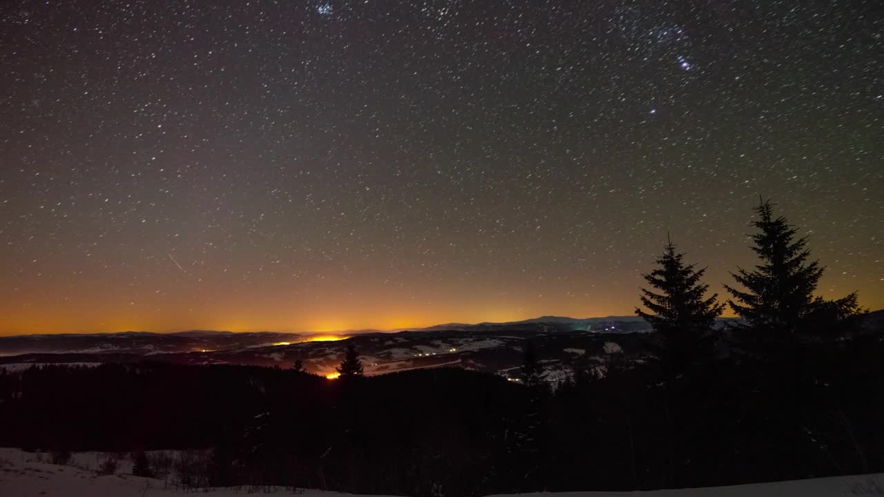 Free Video Stock the sunrise after seeing the milky way Live Wallpaper