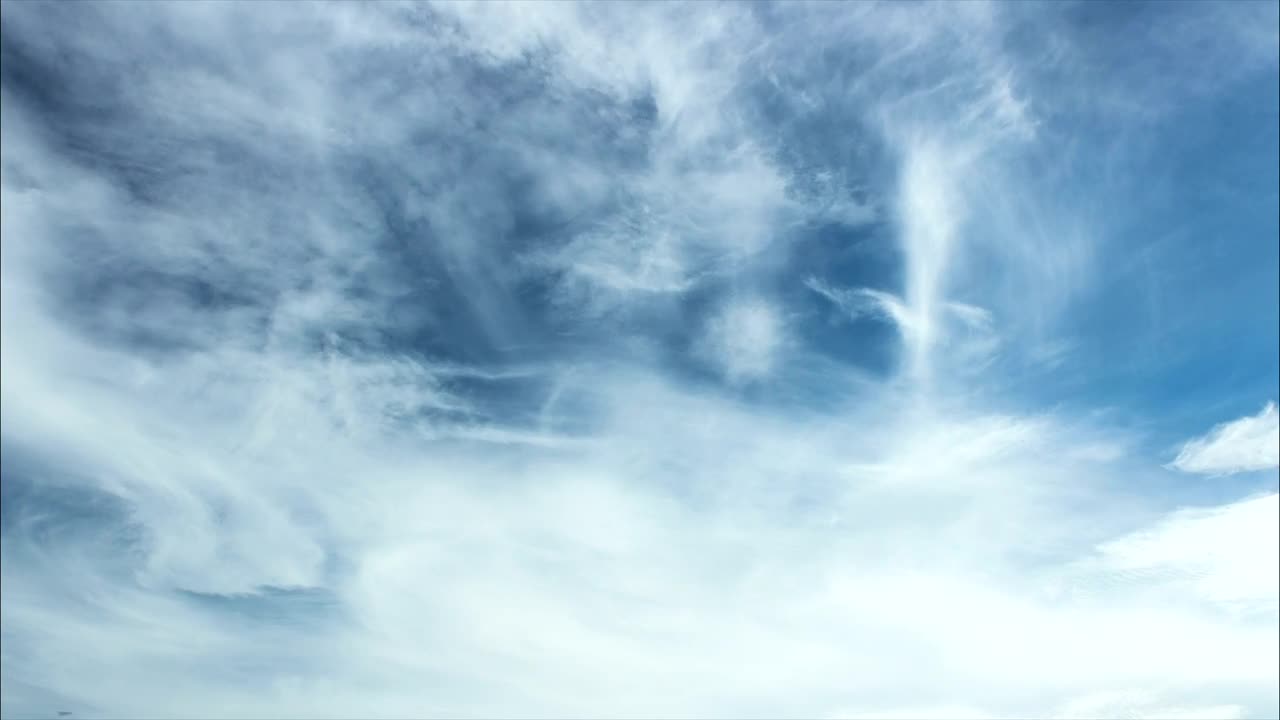 Free Video Stock thin clouds on a hot day Live Wallpaper