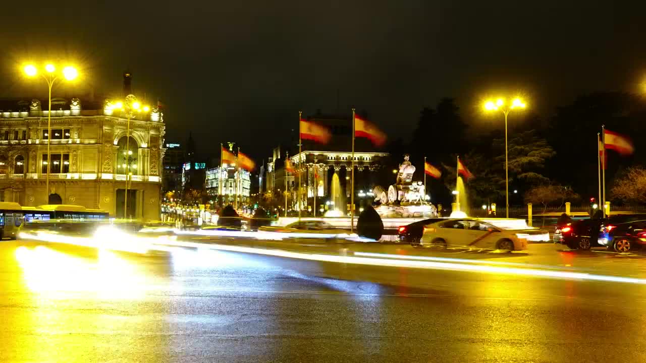 Free Video Stock time lapse in spanish traffic Live Wallpaper