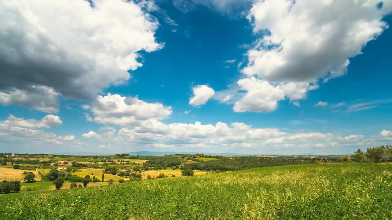 Free Video Stock time lapse in the countryside hills Live Wallpaper