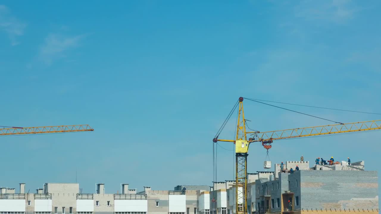 Free Video Stock time lapse of construction site Live Wallpaper