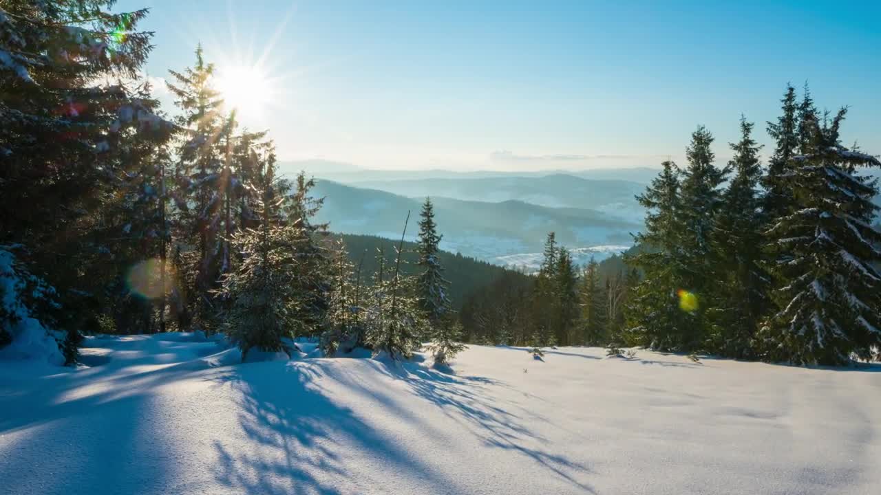 Free Video Stock time lapse of sunset and dusk from the mountains Live Wallpaper