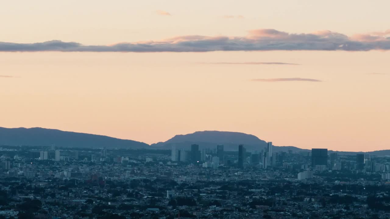 Free Video Stock time lapse of sunset in the city Live Wallpaper