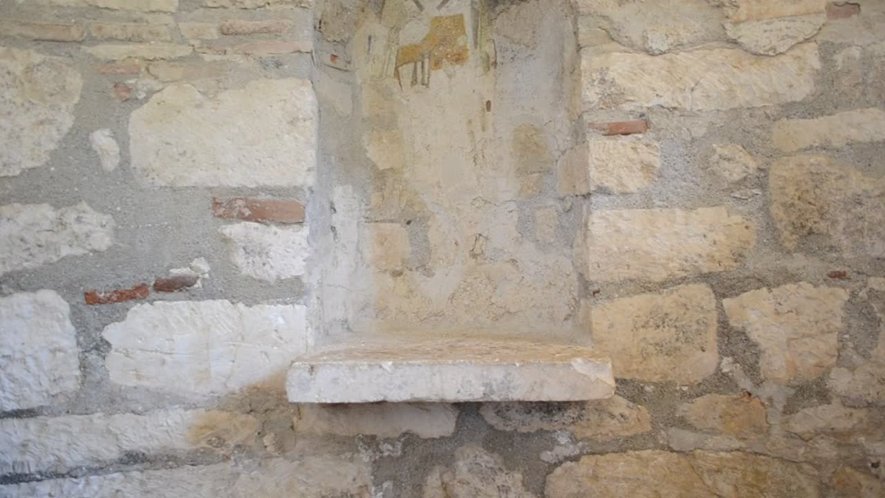 Free Video Stock time worn christian temple Live Wallpaper