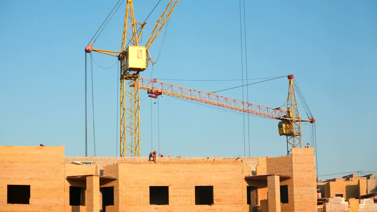 Free Video Stock timelapse of a building under construction Live Wallpaper