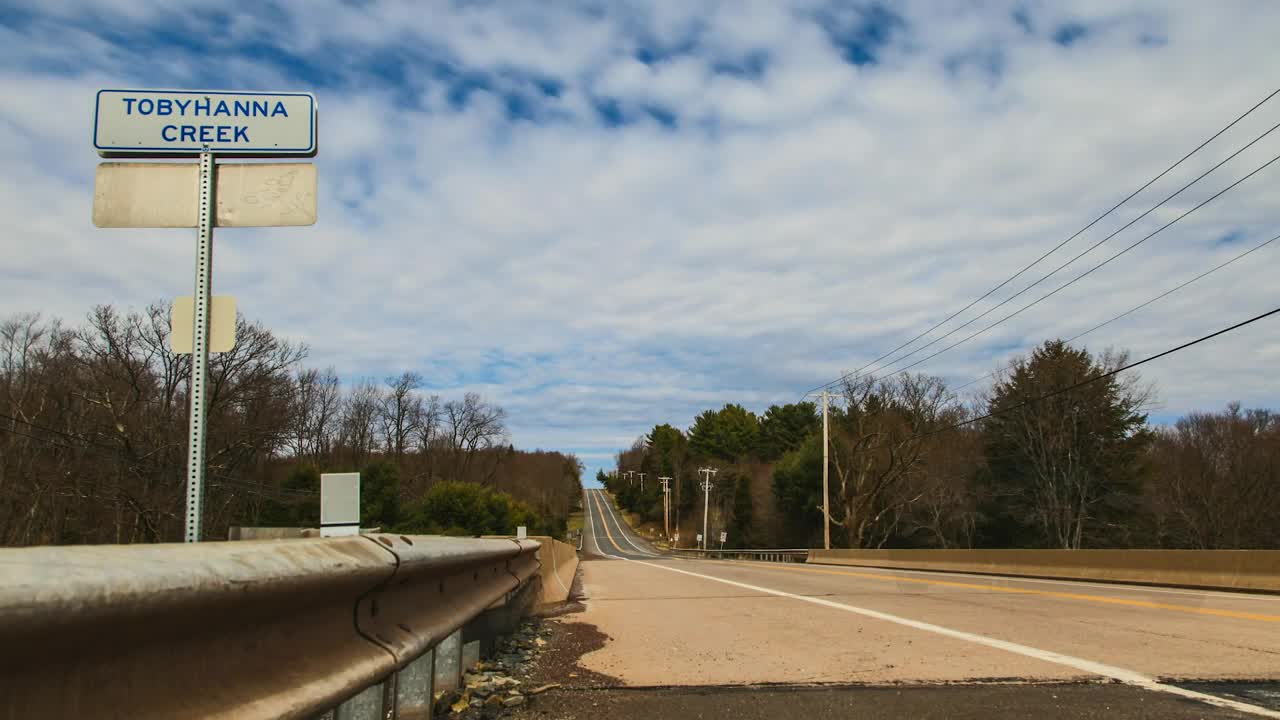 Free Video Stock timelapse of a country road Live Wallpaper
