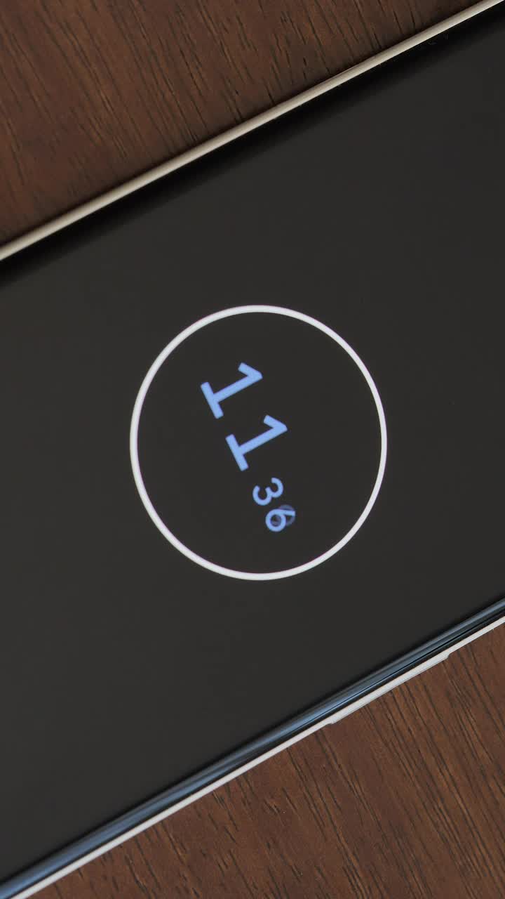 Free Video Stock timer of a smartphone in a close up shot Live Wallpaper