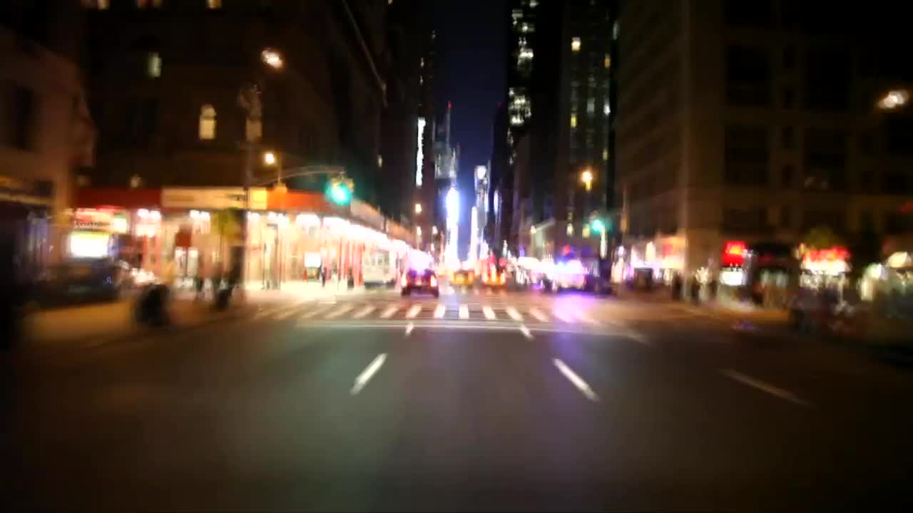 Free Video Stock times square late at night Live Wallpaper