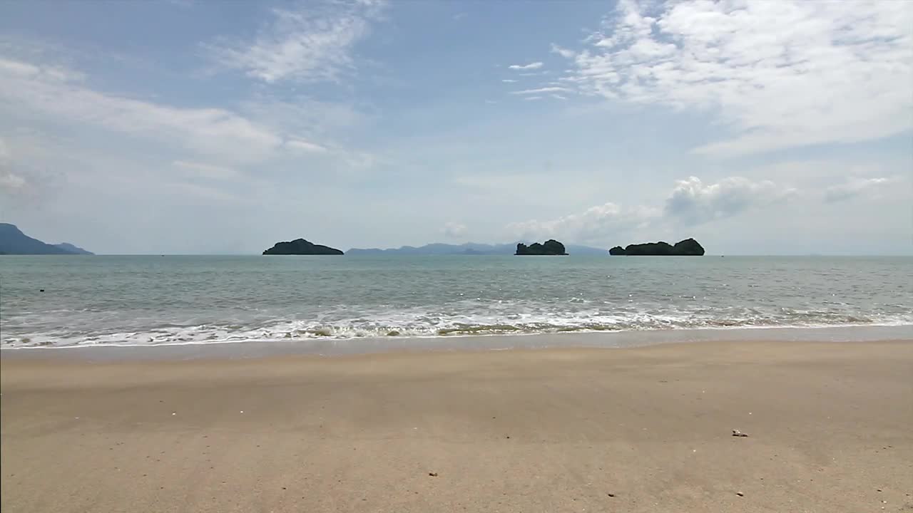 Free Video Stock tiny islands off the coast Live Wallpaper