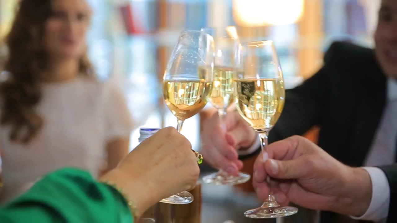 Free Video Stock toasting with wine Live Wallpaper