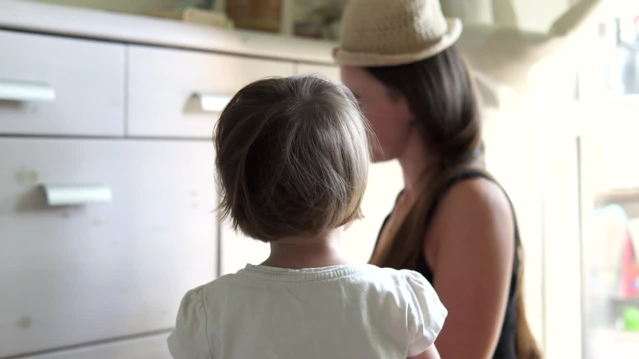 Free Video Stock toddler putting on a hat Live Wallpaper
