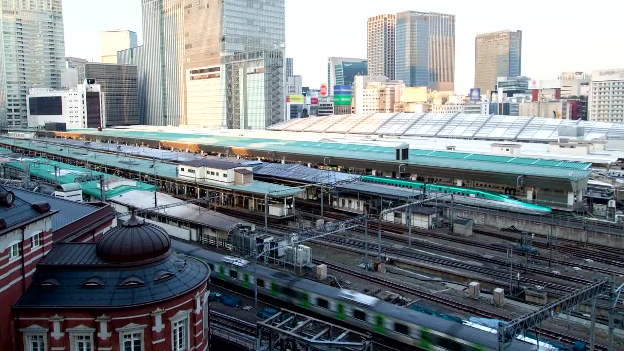 Free Video Stock tokyo train station traffic Live Wallpaper