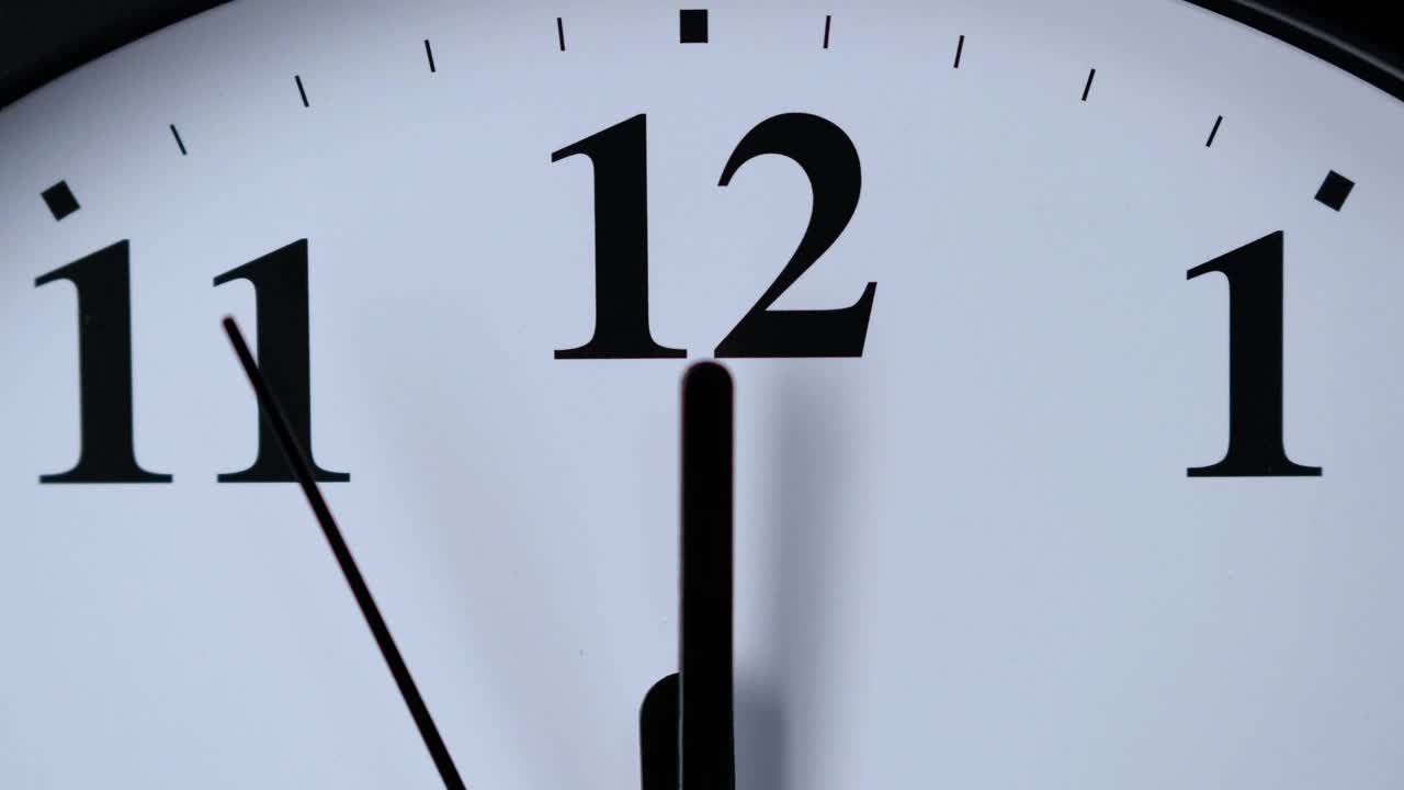 Free Video Stock top of a wall clock in a close up shot Live Wallpaper