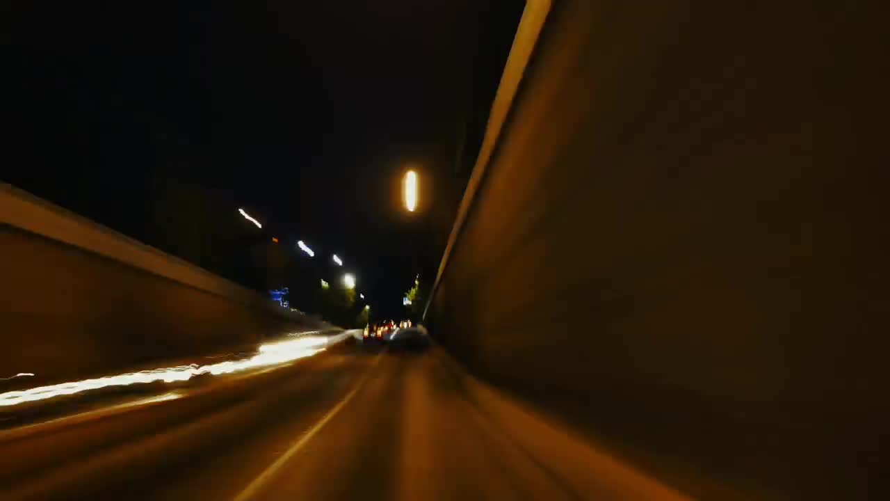 Free Video Stock touring the city at night timelapse Live Wallpaper