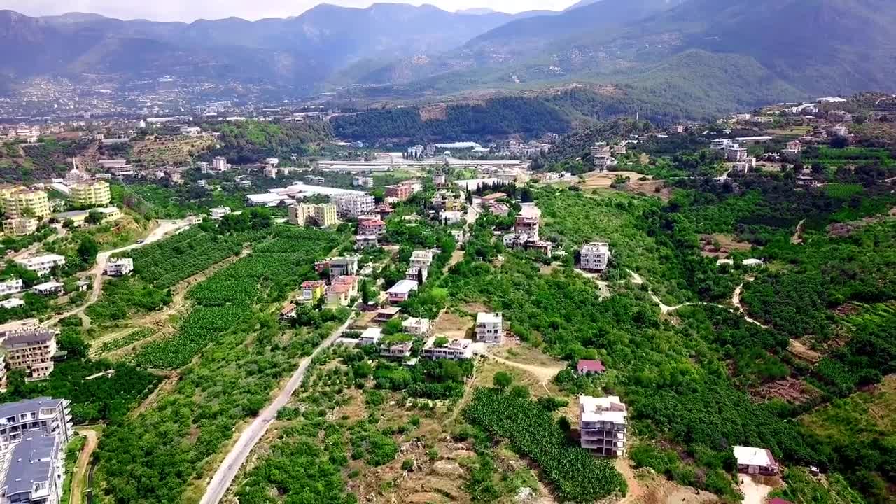 Free Video Stock town high up in the mountains Live Wallpaper