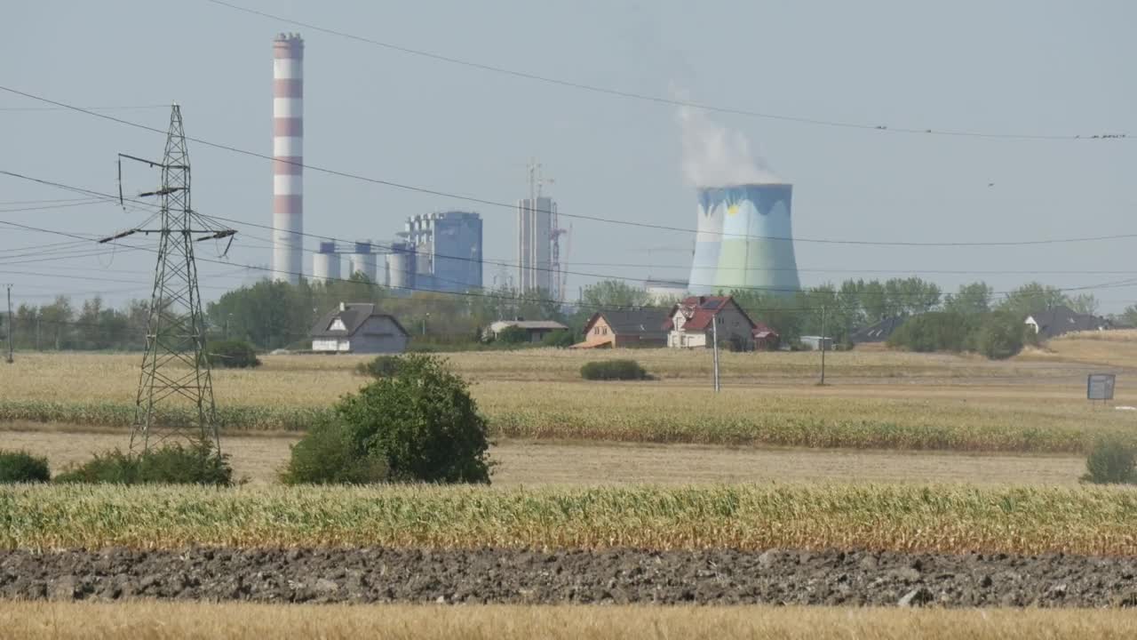 Free Video Stock tractor driving through a nuclear field Live Wallpaper