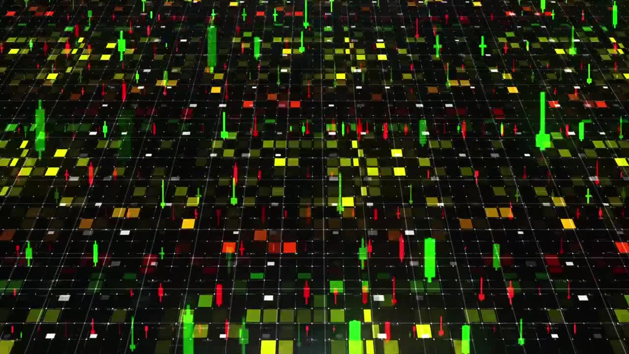 Free Video Stock trading indicators flying Live Wallpaper