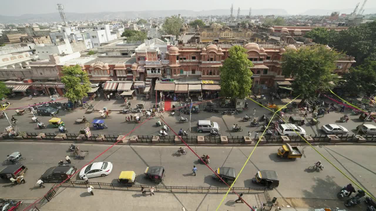 Free Video Stock traffic in indian city Live Wallpaper