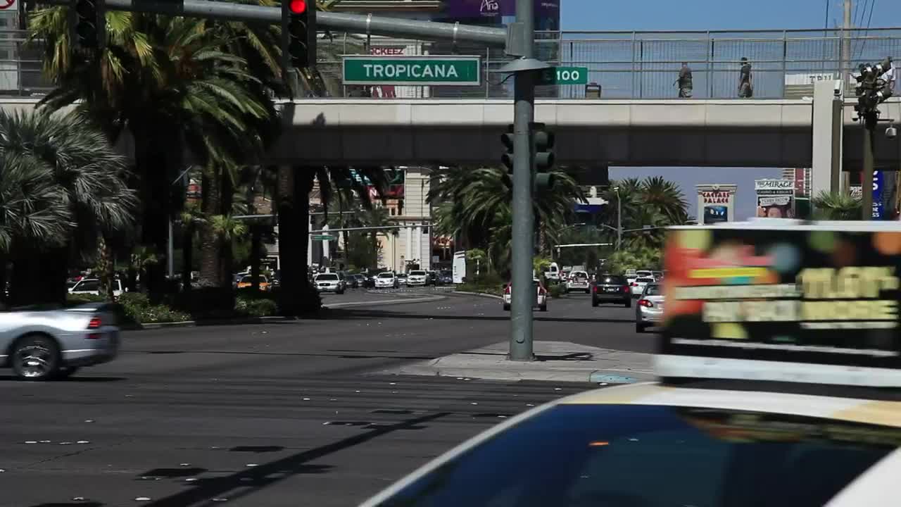 Free Video Stock traffic in las vegas Live Wallpaper