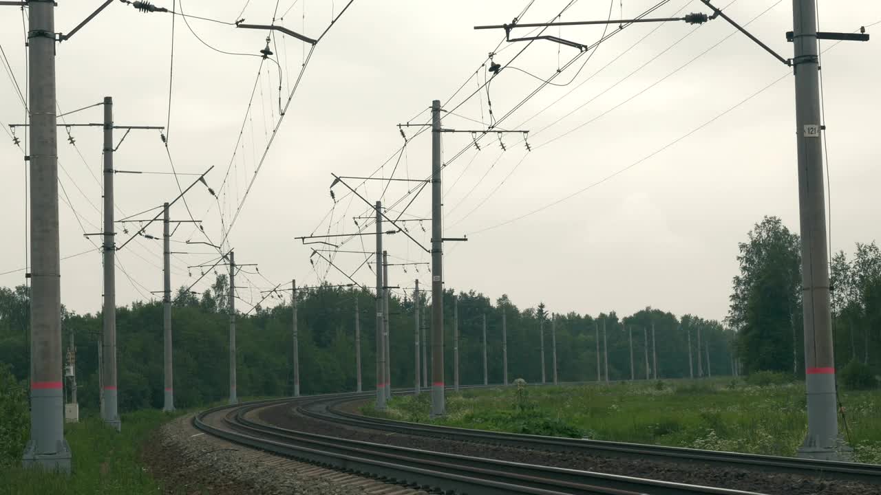 Free Video Stock train heading along a rural route Live Wallpaper