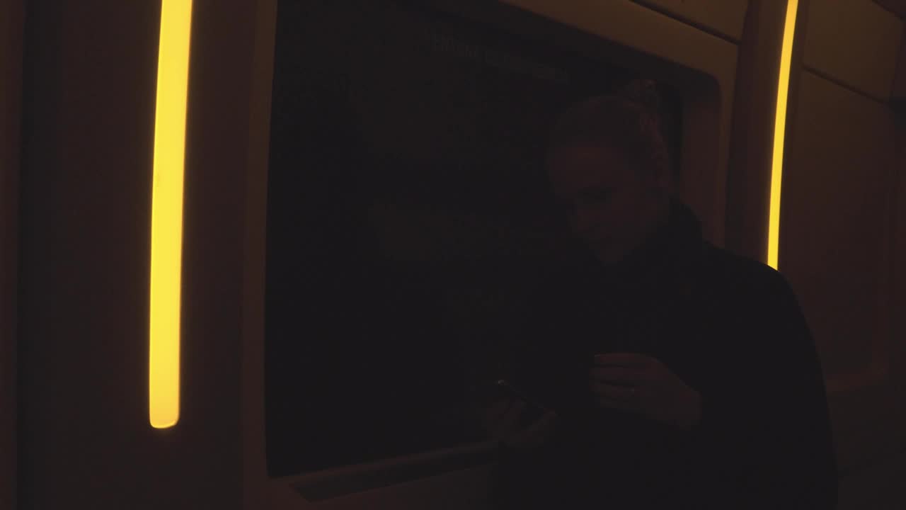 Free Video Stock train heading through a dark tunnel Live Wallpaper