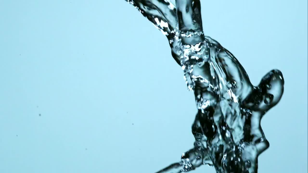 Free Stock Video Water Falling And A Blue Background Live Wallpaper