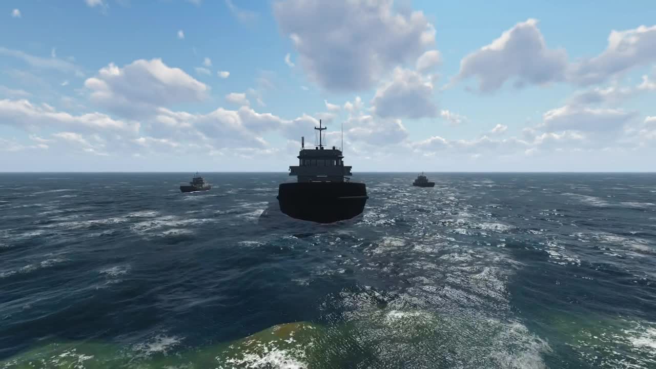 Free Stock Video Warships Sailing In The Open Sea Live Wallpaper
