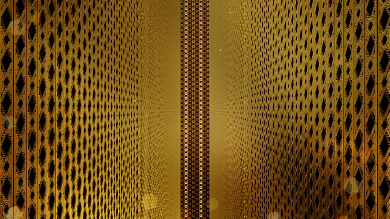 Free Stock Video Walls With Classic Golden Decorations Loop Video Live Wallpaper