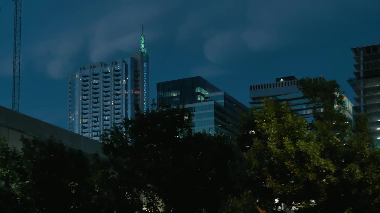 Free Stock Video Walking In The City At Night Seeing Its Buildings Live Wallpaper