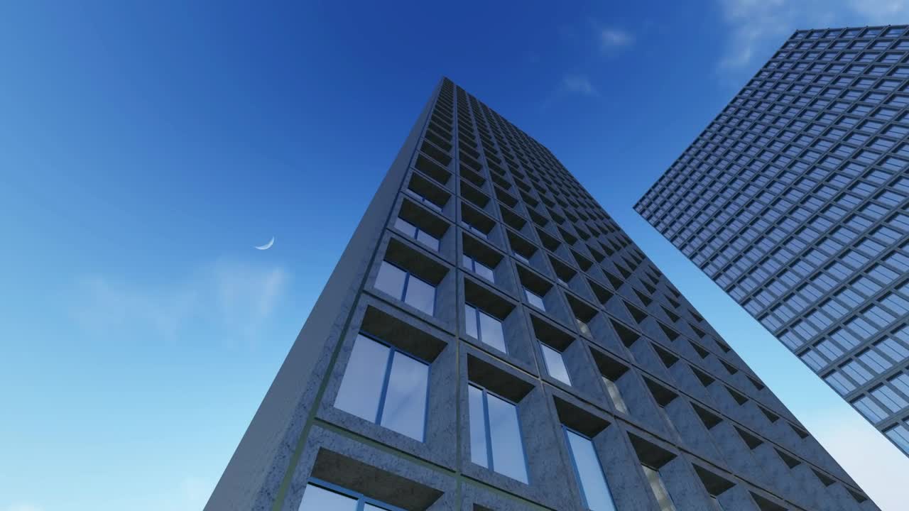 Free Stock Video Walk The Outline Of A Building From Bottom To Top Live Wallpaper