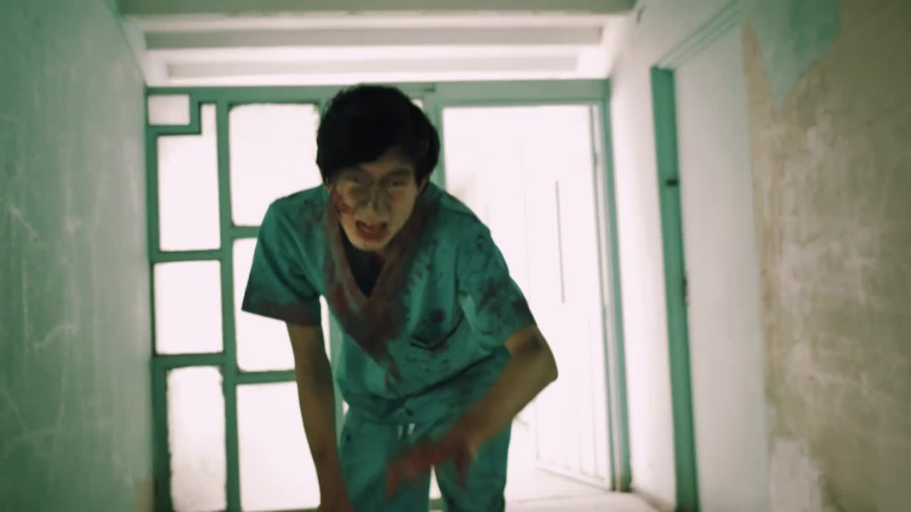 Free Stock Video Violent Zombie Chasing The Camera Live Wallpaper