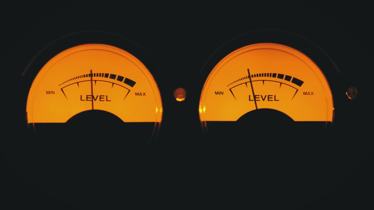 Free Stock Video Vintage Volume Level Indicators Live Wallpaper