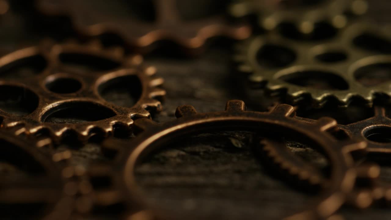 Free Stock Video Vintage Gear Close Up Live Wallpaper