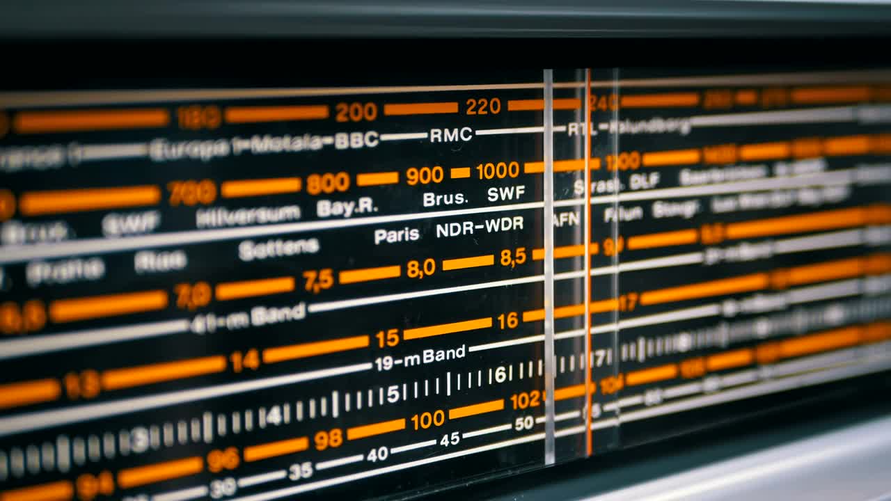Free Stock Video Vintage Analog Radio Device Live Wallpaper