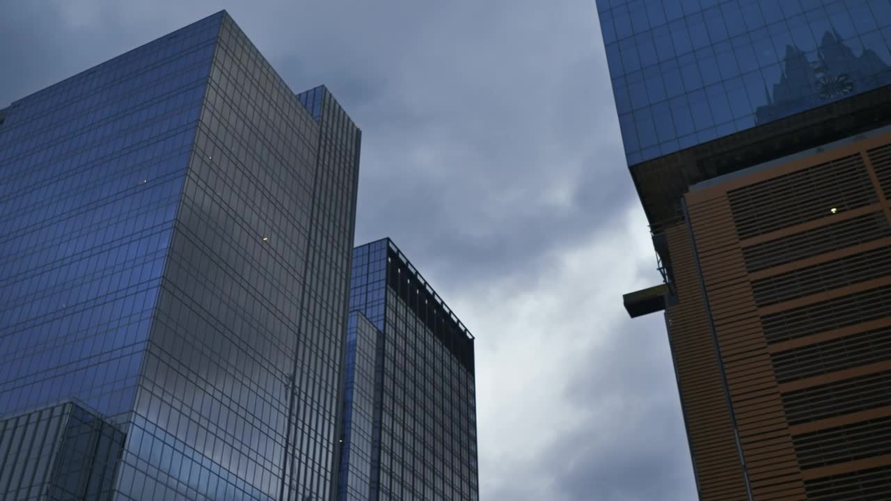 Free Stock Video View To The Tall Buildings In The City From The Live Wallpaper