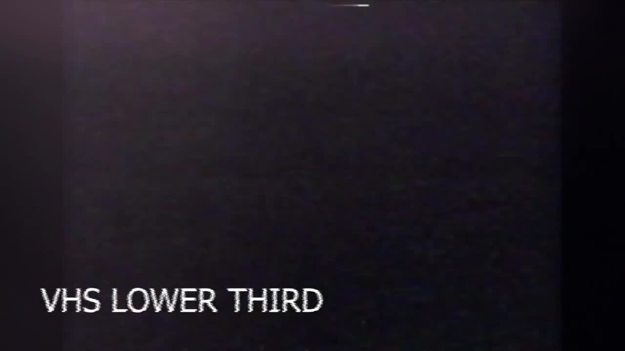 Free Stock Video Vhs Lower Third With Overlay Live Wallpaper